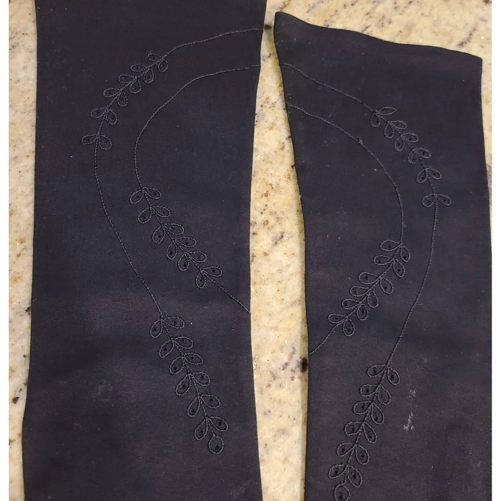 Vintage Size S/M Black Stretch Cotton 14.5